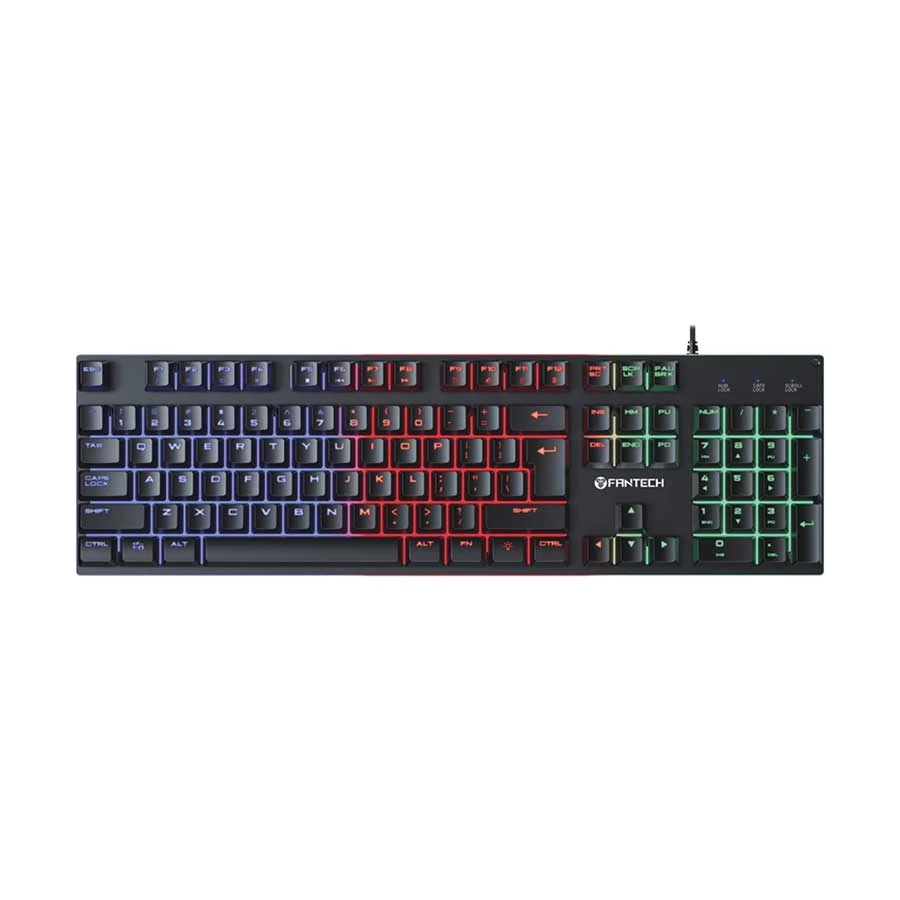 Fantech K614L Fighter III Membrane Backlit Black Wired Gaming Keyboard