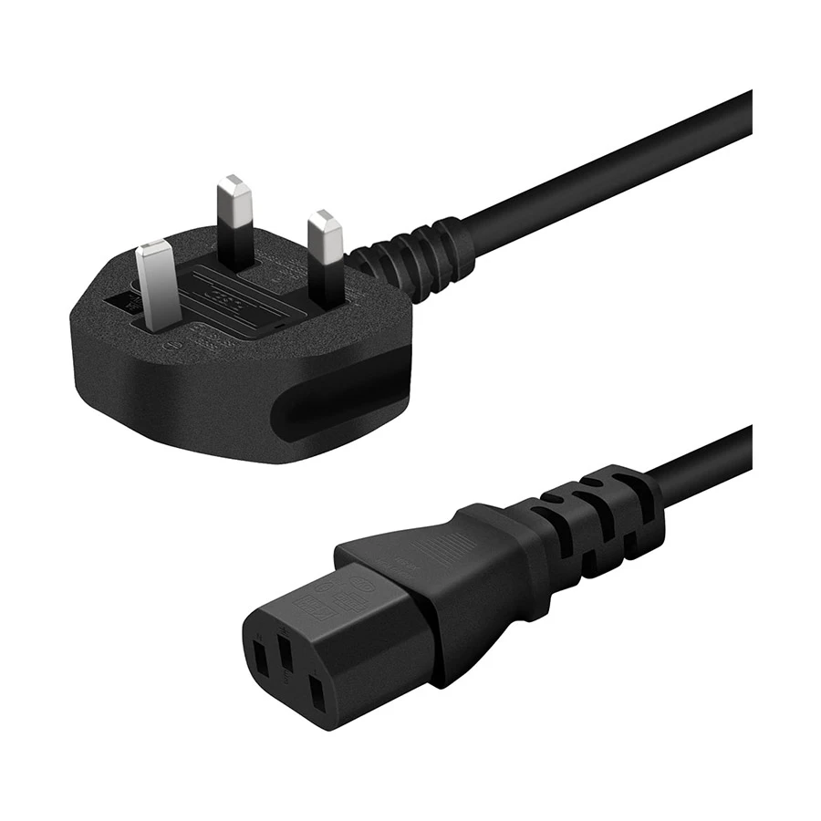 Many 3-Pin Black Desktop Power Cable  3M
