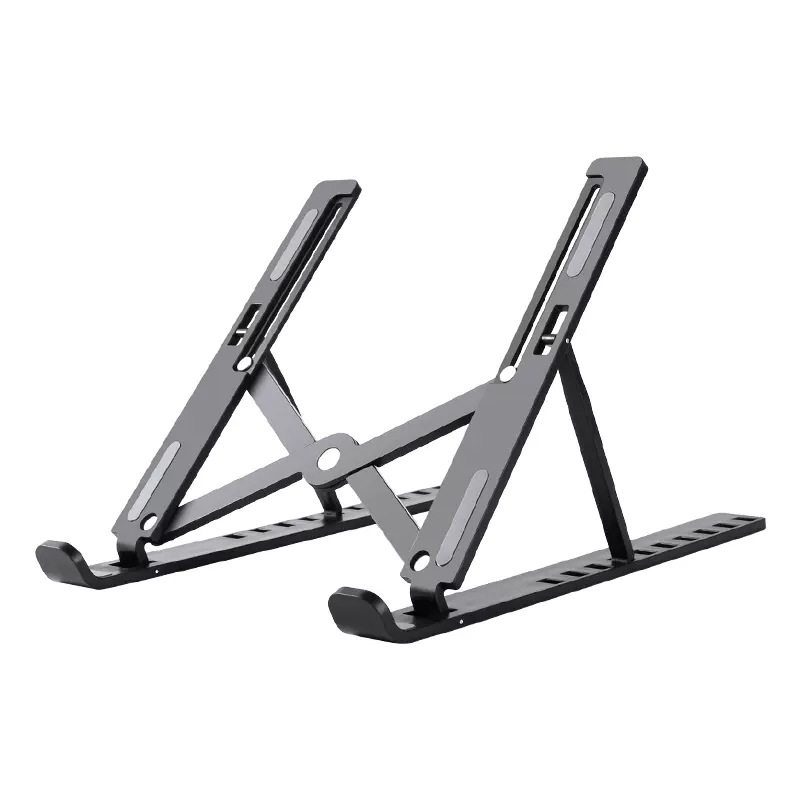 Tech Demand Foldable Laptop Stand – Universal Height Adjustable & Cooling Holder for Laptops and Tablets